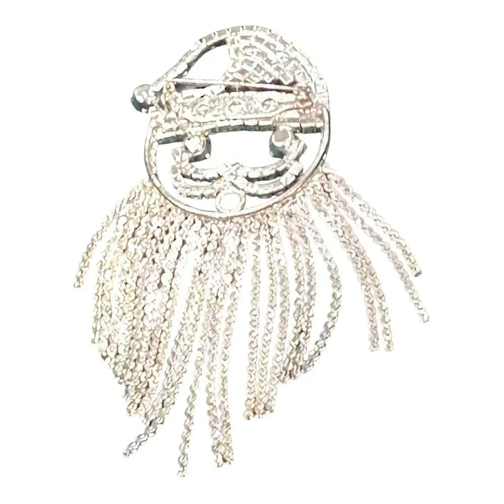 Brooch Festive Santa Face Brooch